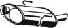 PEUGE 1726HY End Silencer